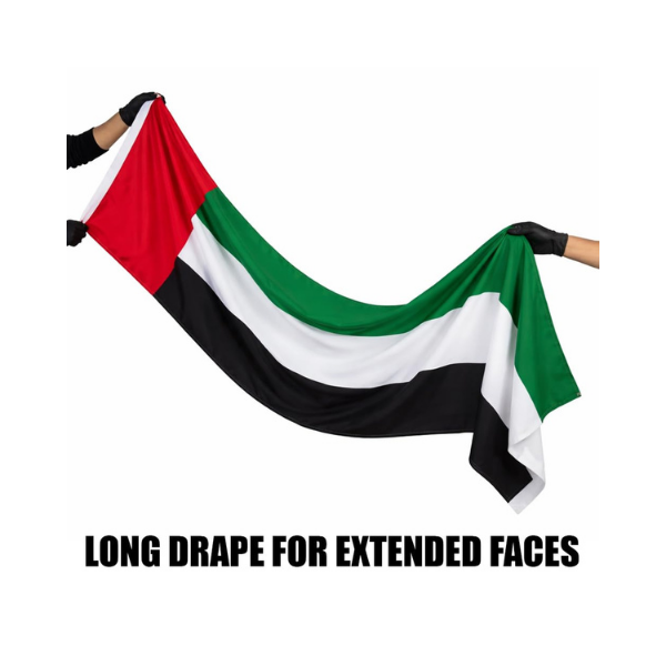 UAE Flag Large– Premium Quality Stitched UAE Flag for Villa, Building, Office, Flat National Day