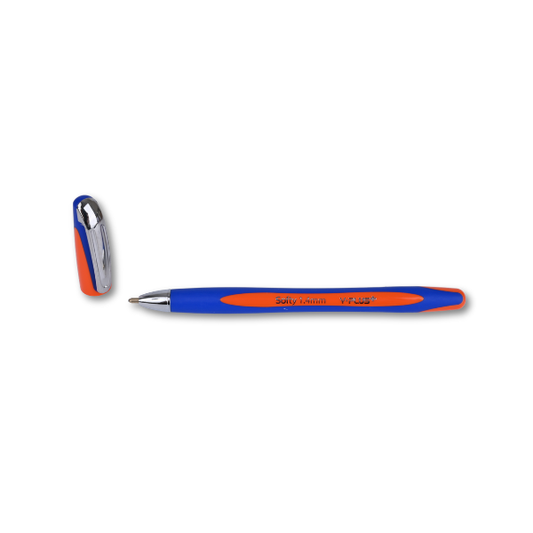 Y-PLUS+ Softy Ballpoint Pens - 1.4mm Super Smooth Writing - 12 Pcs