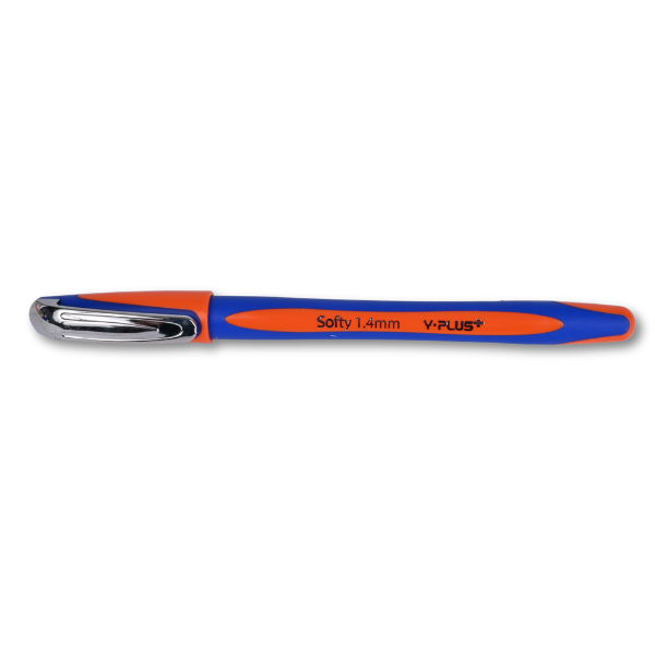 Y-PLUS+ Softy Ballpoint Pens - 1.4mm Super Smooth Writing - 12 Pcs