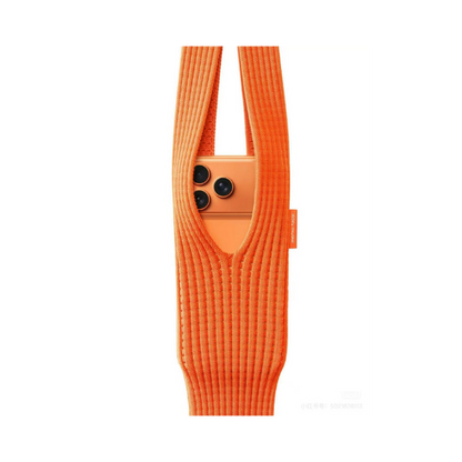 iPhone Pocket 80cm Single-Shoulder Phone Pocket Mini Short Strap Accessory for All Variants, Lightweight Hands-Free Phone Holder with Adjustable Cord for Daily Use