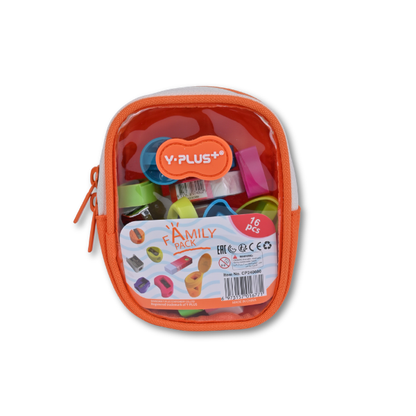 V-Plus Family Pack – 16 Pieces – Sharpener & Eraser Set