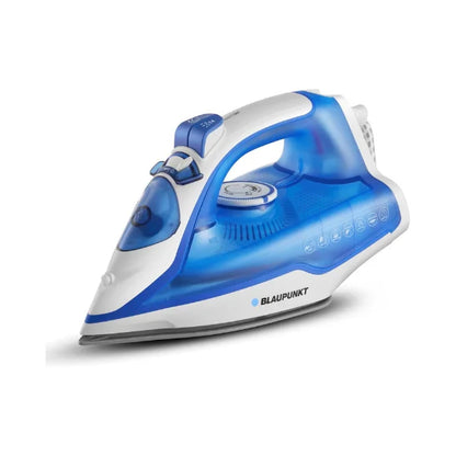 Blaupunkt Steam Iron 2400W – Ceramic Soleplate, Vertical & Burst Steam, Anti-Drip, Anti-Calc, Self-Cleaning, Auto Shut-Off, 280ml Tank, Stylish Design, 2-Year Warranty