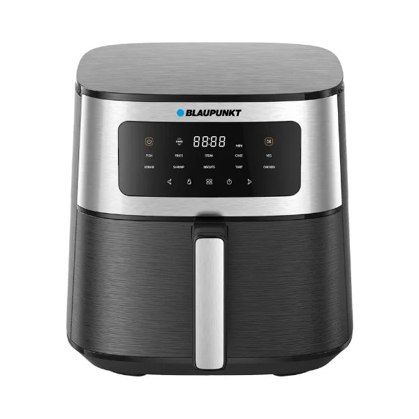 Blaupunkt Digital Air Fryer 1500W – 5L Large Capacity, 10 Preset Cooking Menus, Rapid Air Circulation, LED Display, Cool Touch Design, Low Oil Frying, Non-Stick Basket