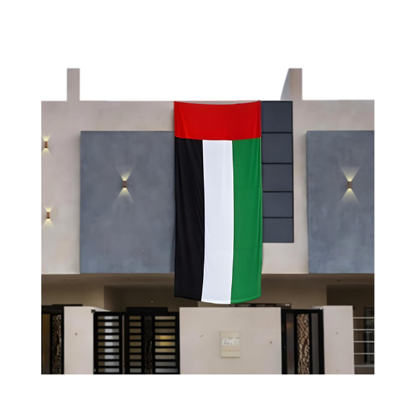 UAE Flag Large– Premium Quality Stitched UAE Flag for Villa, Building, Office, Flat National Day