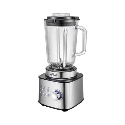 GeneralGold Table Blender 1800W,Stepless Speed Control, Pre-Programmed Modes, 1.5L Glass, 1.75L Plastic Jars, Stainless Steel Blade, Ice Crusher, Safety Lock