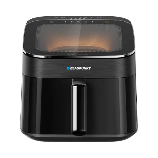 Blaupunkt Digital Air Fryer 1700W – Skylight Top Window, 6.5L Basket, 12 Preset Menus, LED Display, Rapid Air Circulation, Bladeless Fan, Cool-Touch Design, Easy to Clean, 2-Year Warranty