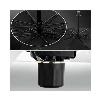 Car Windshield Sun Shade Umbrella,UV Sunshade Umbrella Windshield Block Cover,Foldable Sun Visor Windshields Sun Shade Cover for Most with Leather storage pocket 140 * 80cm