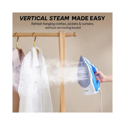 Blaupunkt Steam Iron 2400W – Ceramic Soleplate, Vertical & Burst Steam, Anti-Drip, Anti-Calc, Self-Cleaning, Auto Shut-Off, 280ml Tank, Stylish Design, 2-Year Warranty