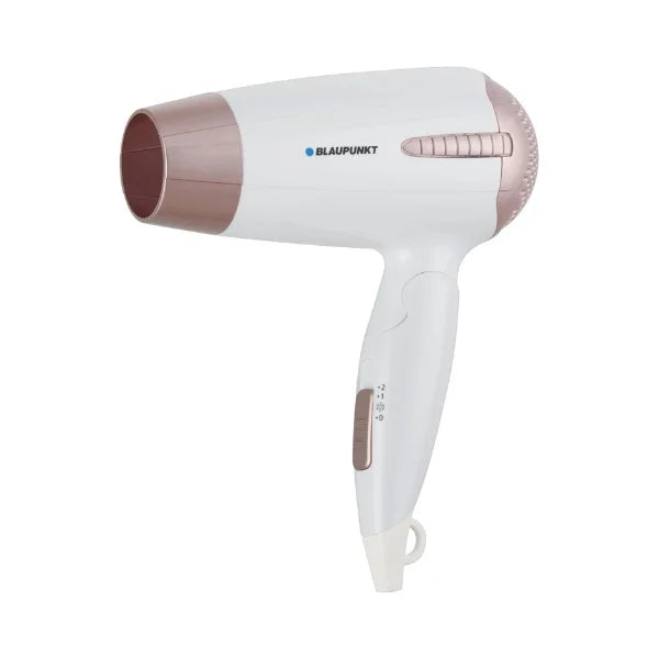 Blaupunkt Hair Dryer 1200W – 2 Heat, 1 Cool And 2 Speed Settings, Foldable Handle, Compact & Lightweight, Travel-Friendly Hair Dryer with Overheat Protection