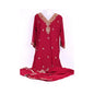 Embroidered Women’s Salwar Kameez Suit Set with Dupatta – Traditional Ethnic Dress for Wedding, Party & Festive Wear - Maroon