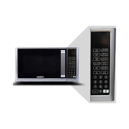 General Gold 25L Microwave Oven with Digital Control, 900W Power, Silver Finish with Grey Cavity, Compact and Efficient Design